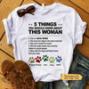 5 Things About This Dog Mom Personalized Dog Mom Shirt