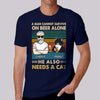 A Man Cannot Survive On Beer Alone He Needs Cats Personalized Shirt