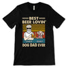 Beer Loving Dog Dad Old Man Personalized Shirt