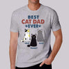 Best Cat Dad Ever Just Ask Retro Cat Personalized Shirt