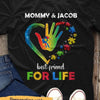 Best Friends For Life Autism Heart Personalized Shirt