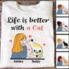 Better With Cats Chibi Personalized Shirt