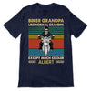 Biker Grandpa Cooler Grandpa Personalized Shirt