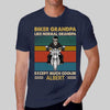 Biker Grandpa Cooler Grandpa Personalized Shirt