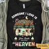 Camping In Heaven Personalized Shirt