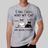 Cat Coffee Maybe 3 People Personalized Shirt