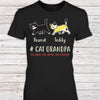 Cat Dad The Man The Legend Walking Cat Personalized Shirt