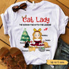 Cat Lady Legend Christmas Personalized Shirt