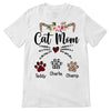 Cat Mom Cat Face Personalized Shirt