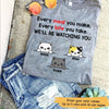Cats Will Be Watching You Personalized Cat Shirt