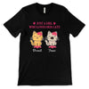 Cute Cats And Pink Flower Personalized Shirt