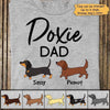Dachshund Doxie Dog Mom Dad Personalized Shirt