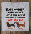 Dachshund Soft Wiener Warm Wiener Personalized Shirt
