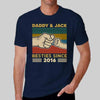 Daddy Grandpa And Kid Retro Personalized Shirt