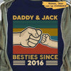 Daddy Grandpa And Kid Retro Personalized Shirt