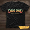 Dog Dad Retro Slogan Pattern Personalized Dog Dad Shirt