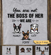 Dog The Boss Personalized Dog Shirt