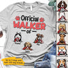 Dogs‘ Official Walker Personalized Dog Shirt