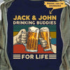 Drinking Buddies Retro Personalized Shirt