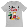 Father Of Cats Chibi Personalized Shirt