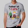 Father Of Cats Chibi Personalized Shirt