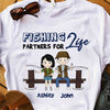 Fishing Partners For Life Chibi Couple Personalized Shirt
