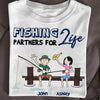 Fishing Partners For Life Couple Personalized Shirt