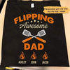 Flipping Awesome Father Day Personalized Shirt