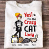 Funny Cat Cat Lady Personalized Shirt