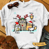Funny Cat Christmas Personalized Cat Christmas Shirt