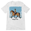 Girl and Her Horse Personalized Shirt