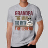 Grandpa Knows Everything Old Man Personalized Shirt