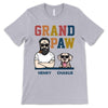 Grandpaw Peeking Dog Personalized Shirt