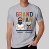 Grandpaw Peeking Dog Personalized Shirt
