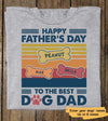 Happy Father Day Dog Dad Retro Personalized Dog Dad Shirt