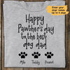 Happy Pawther‘s Day To The Best Dog Dad Personalized Dog Dad Shirt