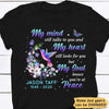 Hummingbird My Mind Still Talks Memorial Personalized Shirt