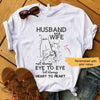 Husband And Wife Always Heart To Heart Personalized Shirt