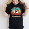 Just A Girl Who Love Horses Retro Personalized Shirt