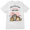 Just A Girl Who Loves Funny Cats Personalized Shirt