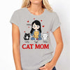 Love Being Cat Mom Valentine Personalized Shirt