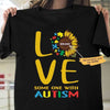 Love Someone With Autism Personalized Shirt