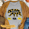 Mama Bear Sunflower Personalized Shirt