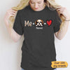 Me And Dog Is Love Personalized Shirt