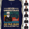 Never Underestimate An Old Man With A Motorcycle Personalized Shirt