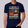 Never Underestimate And Old Man With A Tractor Personalized Shirt