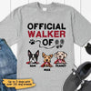 Official Walker Of Dogs Personalized Dog Shirt