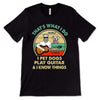 Play Guitar And Pet Dogs Personalized Shirt