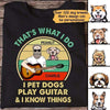 Play Guitar And Pet Dogs Personalized Shirt