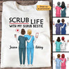Scrub Besties Personalized Shirt
